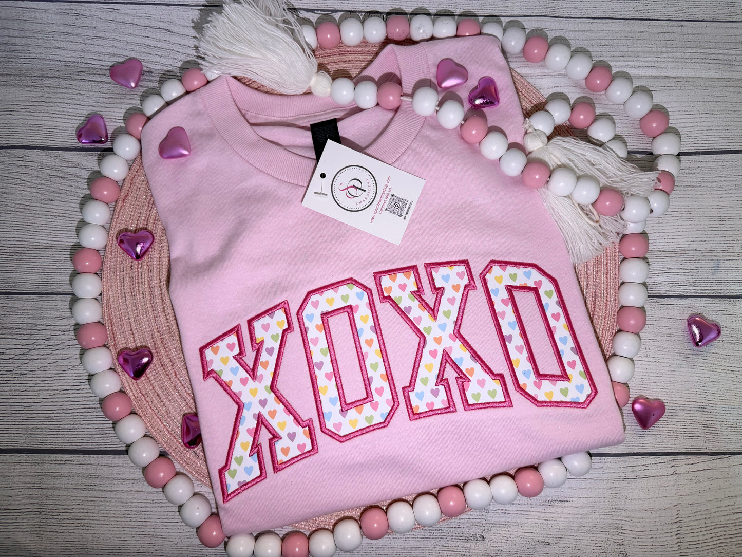 Embroidered Valentine Tee