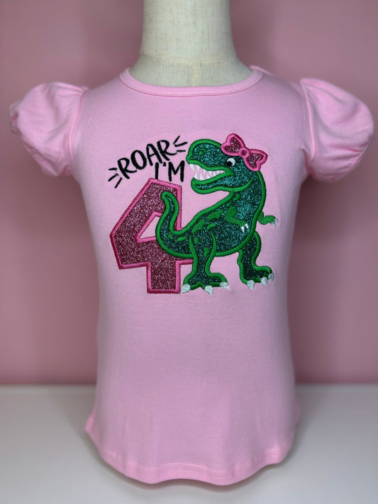 Embroidered birthday shirt