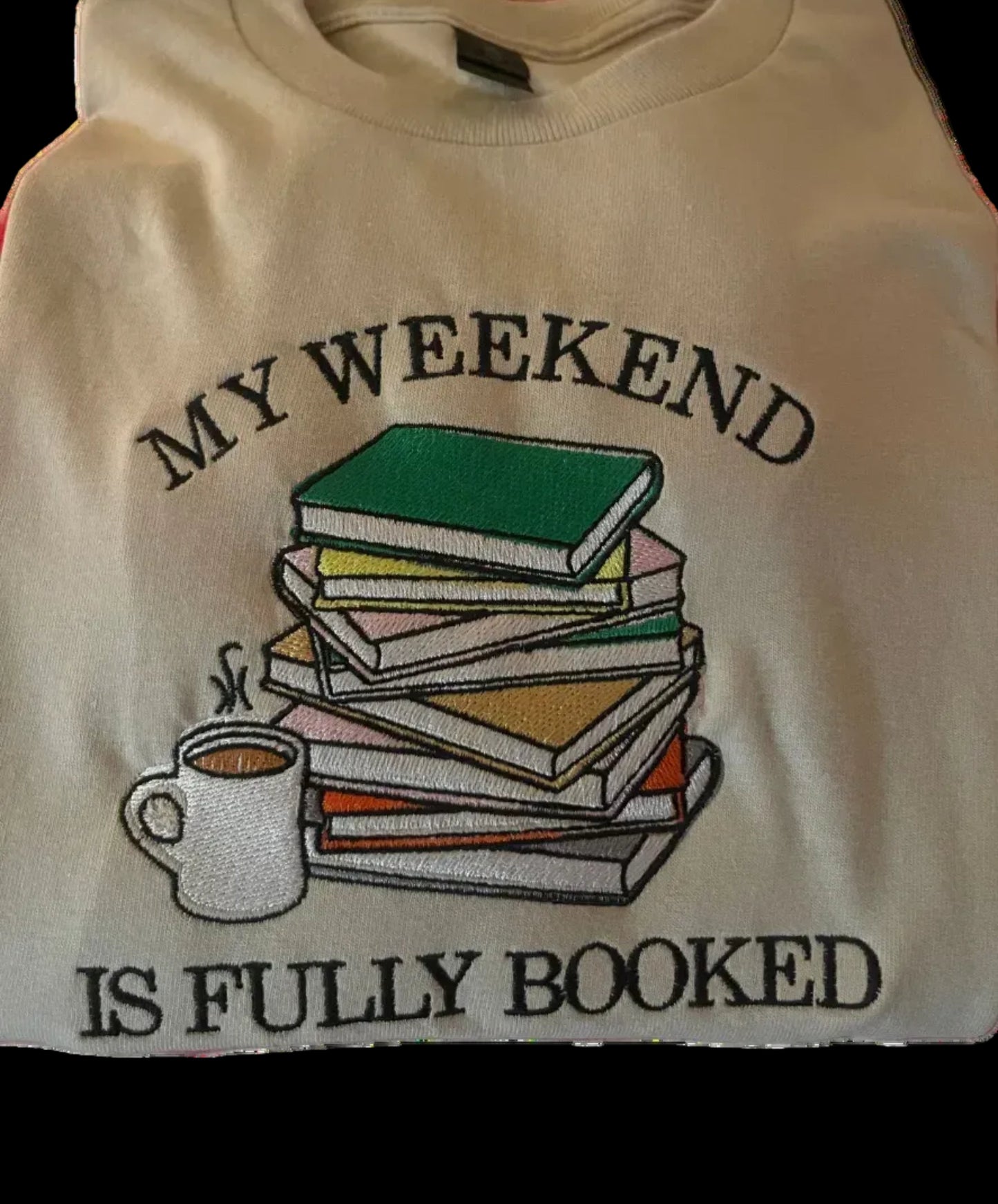 Embroidered Bookish Tee