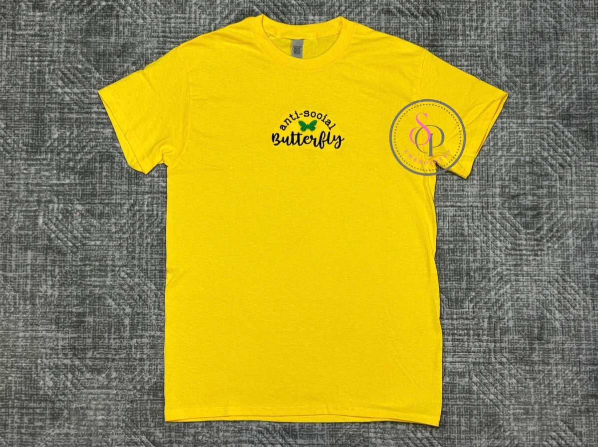 Embroidered" Professional overthinker" Tee