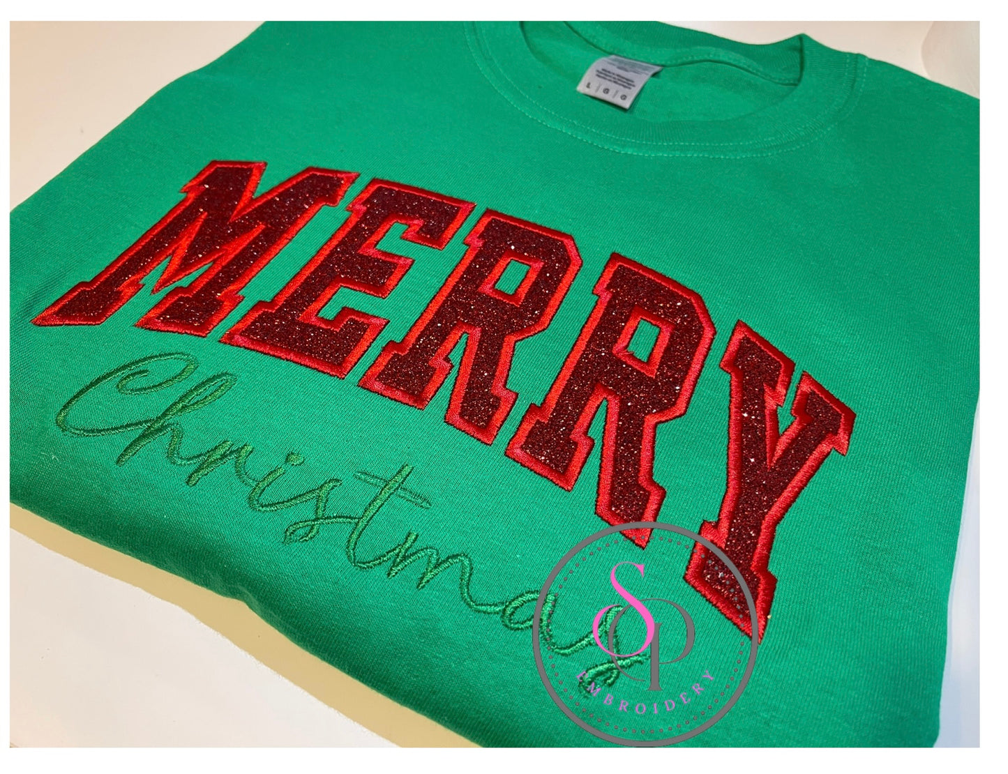 Embroidered Christmas Shirt