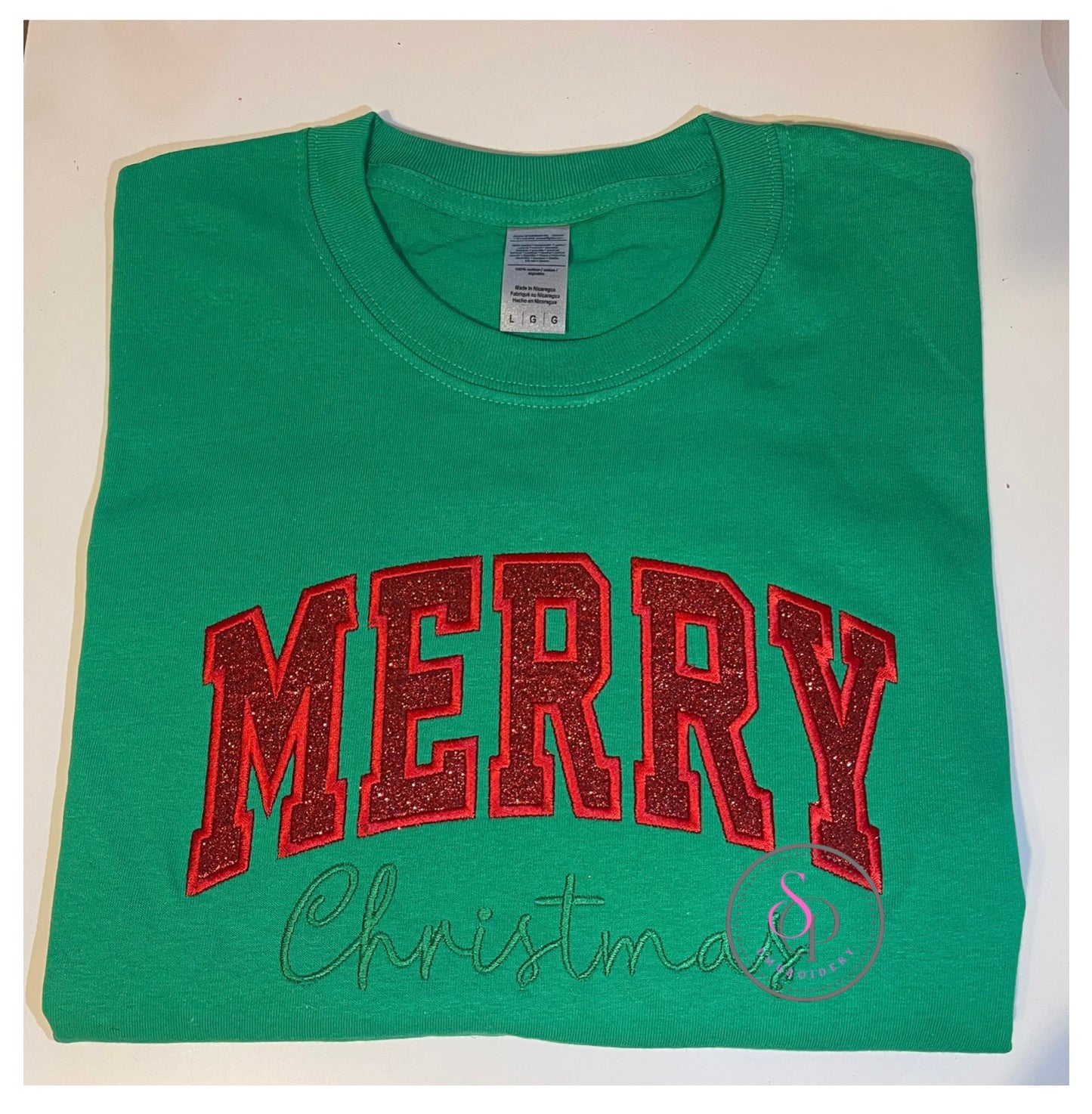 Embroidered Christmas Shirt