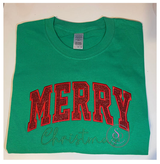 Embroidered Christmas Shirt
